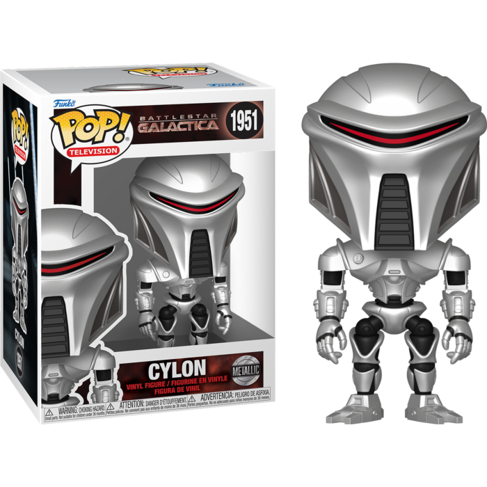 Funko Pop! Battlestar Galactica (2004) - Cyclon, Gaius Baltar, Kara Thrace & Six - Bundle (Set of 4)