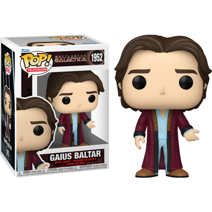 Funko Pop! Battlestar Galactica (2004) - Cyclon, Gaius Baltar, Kara Thrace & Six - Bundle (Set of 4)