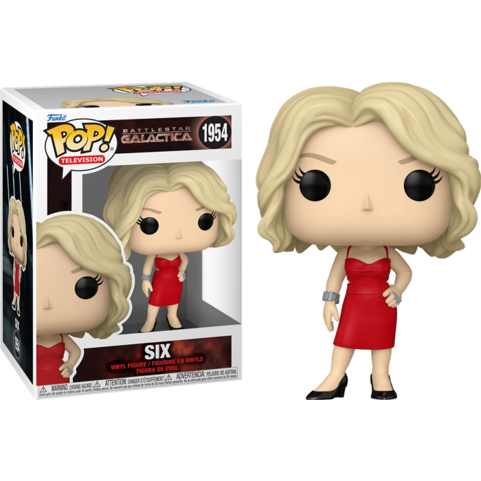 Funko Pop! Battlestar Galactica (2004) - Cyclon, Gaius Baltar, Kara Thrace & Six - Bundle (Set of 4)