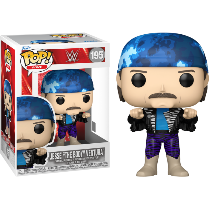 Funko Pop! WWE - Rhea Ripley, Jey Uso, Jesse 'The Body' Ventura & Uncle Howdy - Bundle (Set of 4)
