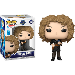 Funko Pop! Doctor Who - River Song, Tenth Doctor, Eleventh Doctor & Fifteenth Doctor - Bundle (Set of 4)