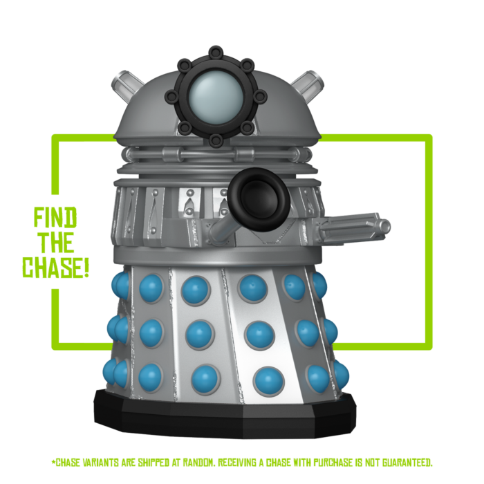 Funko Pop! Doctor Who - Bronze Dalek #1968 - Chase Chance (+ Box of 3 Mystery Exclusive)