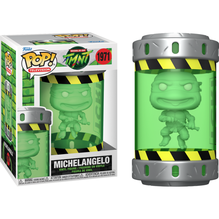 Funko Pop! Teenage Mutant Ninja Turtles - Michelangelo (Ooze Canister) #1971 - Real Pop Mania
