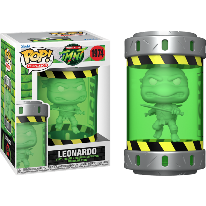 Funko Pop! Teenage Mutant Ninja Turtles - Leonardo (Ooze Canister) #1974 - Real Pop Mania