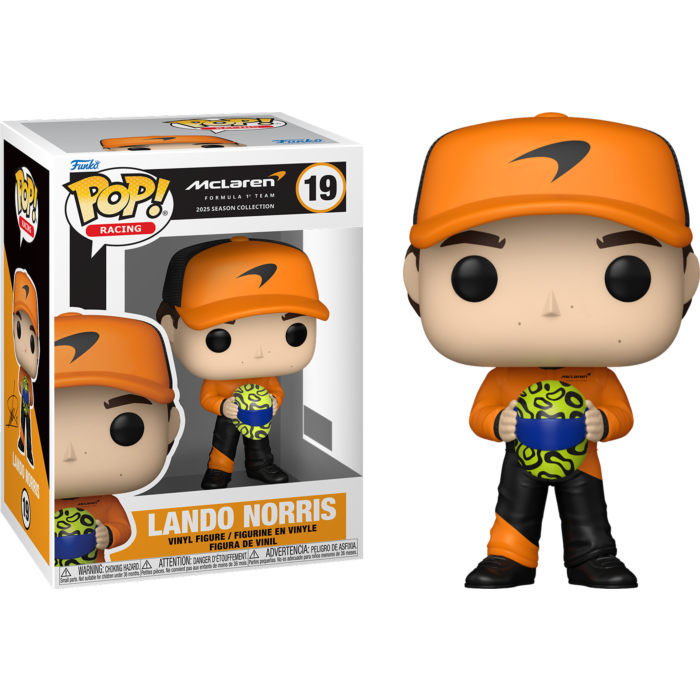 Funko Pop! F1: Formula 1 - Lando Norris (McLaren) #19