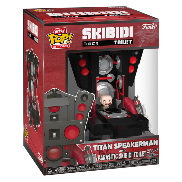Funko Bitty Pop! Skibidi Toilet - Titan Speakerman & Parasitic Skibidi Toilet - Bot - Real Pop Mania