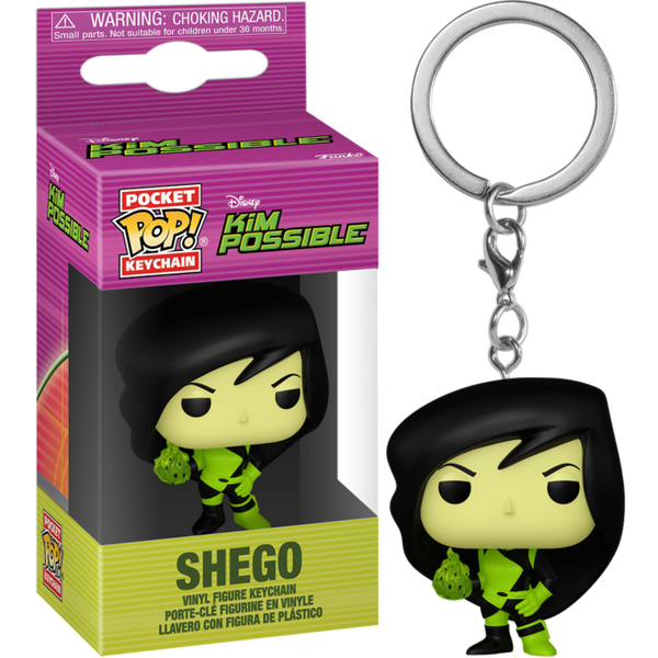 Funko Pop! Keychain: Kim Possible – Shego, Vinyl-Schlüsselanhänger, Ca. 10 Cm