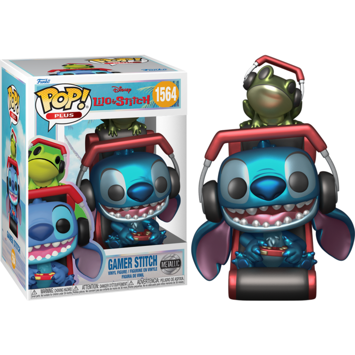 Funko Pop! Lilo & Stitch - Gamer Stitch Metallic #1564