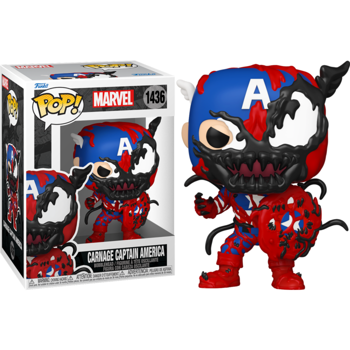 Funko Pop! Marvel - Carnage Captain America #1436