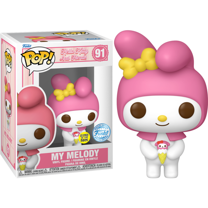 Funko Pop! Hello Kitty and Friends - My Melody Glow in the Dark #91