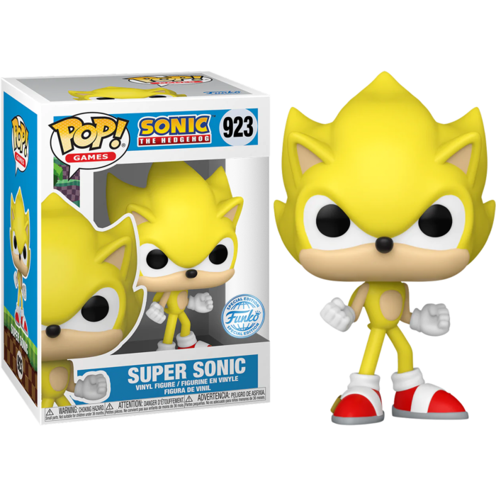 Funko Pop! Sonic the Hedgehog - Super Sonic (Super State) #923 - Chase