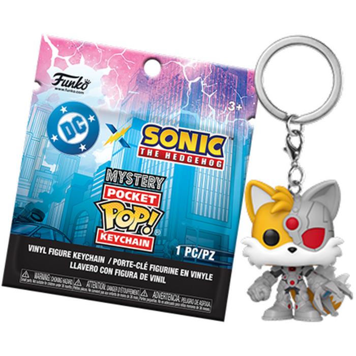 Funko Pocket Pop! Keychain - Justice League x Sonic the Hedgehog - Mystery (Single Unit) - Real Pop Mania