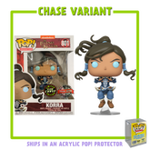 Funko Pop! The Legend of Korra - Korra in Avatar State in Acrylic with Pop! Protector #801 (Chase Variant) - Real Pop Mania