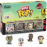 Funko Bitty Pop! Jurassic Park - Mr. DNA, Dilophosaurus Fossil, Dennis Nedry & Dilophosaurus - 4-Pack - Real Pop Mania