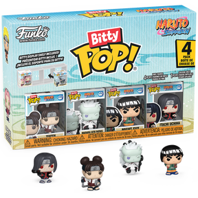 Funko Bitty Pop! Naruto: Shippuden - Tenten, Madara, Might Guy & Itachi Uchiha - 4-Pack