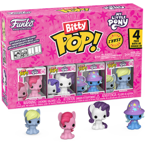Funko Bitty Pop! My Little Pony - Pinky Pie, Rarity, Trixie & Derpy - 4-Pack