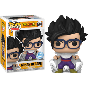 Funko Pop! Dragon Ball Super - Super Hero - Gohan in Cape #1708 - Chase Chance