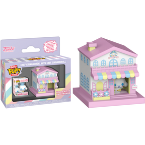 Funko Bitty Pop! Town - Hello Kitty and Friends - Chef Cinnamoroll with Café Cinnamoroll - Real Pop Mania