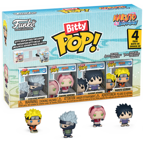 Funko Bitty Pop! Naruto: Shippuden - Kakashi Hatake, Sakura Haruno, Sasuke Uchiha & Naruto Uzumaki - 4-Pack