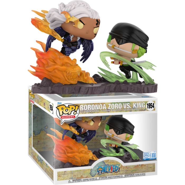 Funko Pop! Moment - One Piece - Roronoa Zoro vs. King (Unmasked) #1954