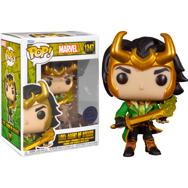 Nøgle vase gennemførlig Funko Pop! Marvel Comics - Agent of Asgard Loki #1247