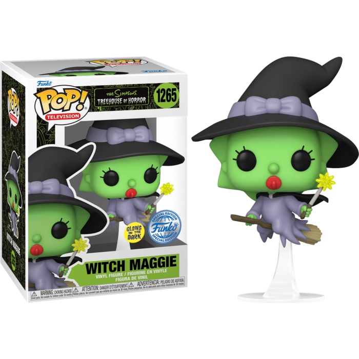 Funko Pop! The Simpsons - Maggie Simpson as Witch Glow in the Dark #1265
