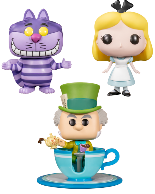 Funko Pop! Rides - Alice in Wonderland - Mad Hatter with Teacup Tea Party Attraction Disneyland 65th Anniversary #87