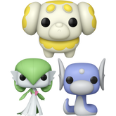 Funko Pop! Pokemon - Dratini, Fidough & Gardevoir - Bundle (Set of 3)