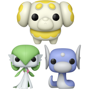 Funko Pop! Pokemon - Dratini, Fidough & Gardevoir - Bundle (Set of 3)