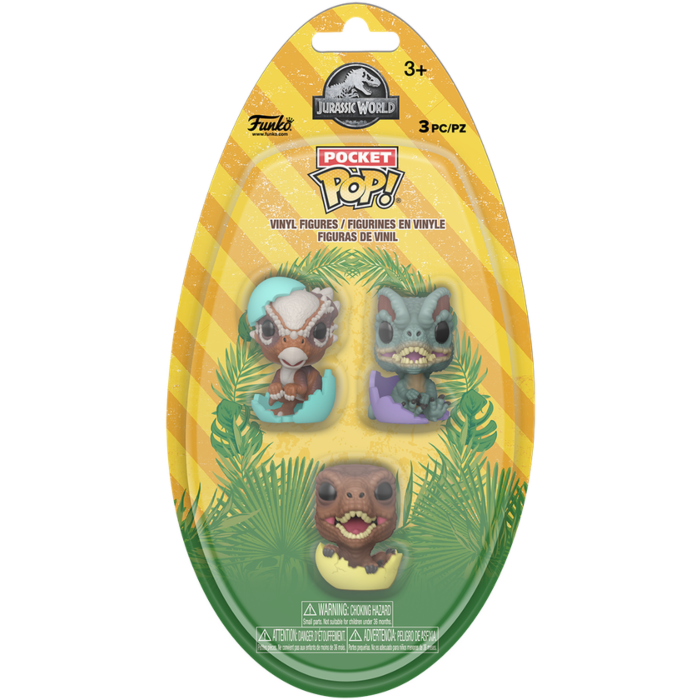 Funko Pocket Pop! Jurassic Park - Hatching - 3-Pack