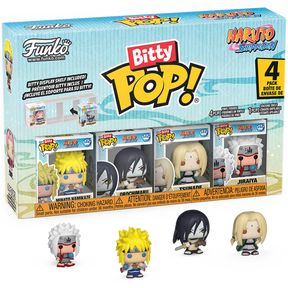 Funko Bitty Pop! Naruto: Shippuden - Tsunade, Minato Namikaze, Orochimaru & Jiraiya - 4-Pack