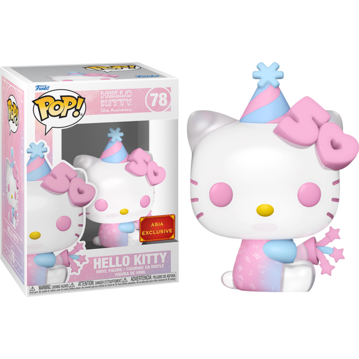 Funko Pop! Hello Kitty: 50th Anniversary - Hello Kitty (with Party Popper) #78