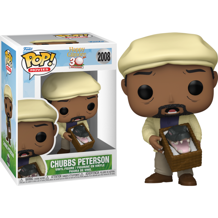 Funko Pop! Happy Gilmore - Alligator, Chubbs, Hal L & Shooter McGavin - Bundle (Set of 4) - Real Pop Mania