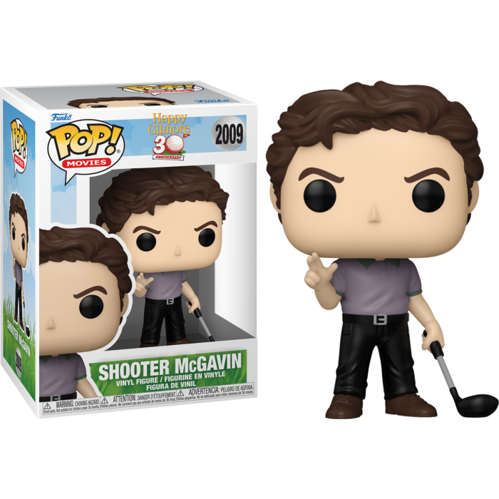 Funko Pop! Happy Gilmore - Alligator, Chubbs, Hal L & Shooter McGavin - Bundle (Set of 4) - Real Pop Mania