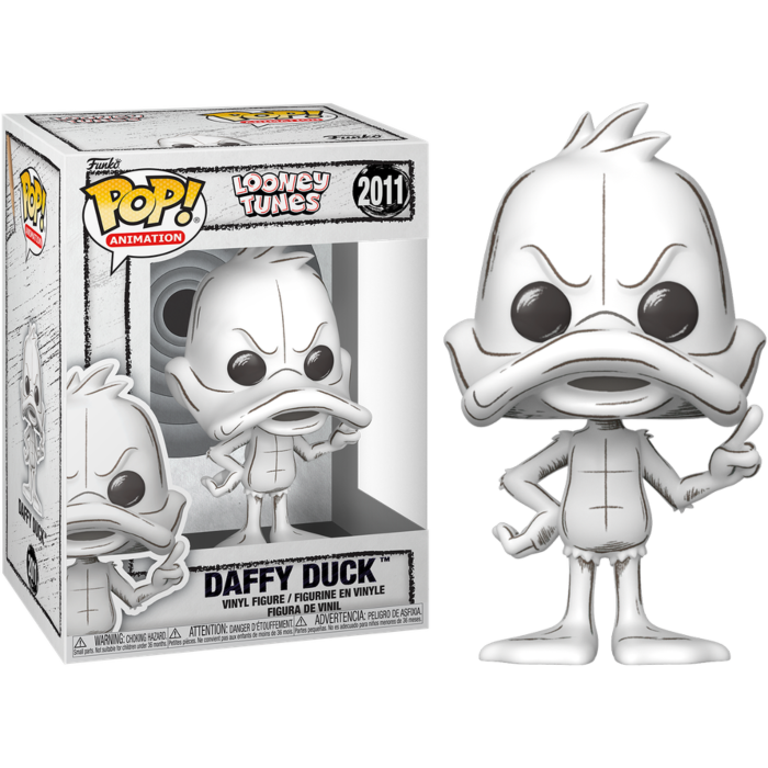 Funko Pop! Looney Tunes: Sketched - Bugs, Daffy, Porky, Tasmanian Devil, and Sylvester & Tweety - Bundle (Set of 5) - Real Pop Mania