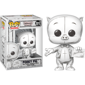 Funko Pop! Looney Tunes: Sketched - Bugs, Daffy, Porky, Tasmanian Devil, and Sylvester & Tweety - Bundle (Set of 5) - Real Pop Mania