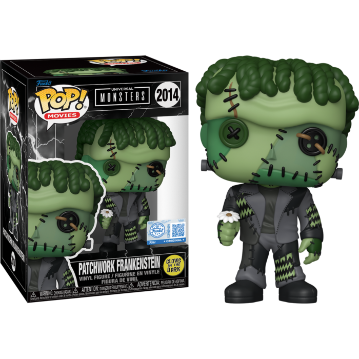 Funko Pop! Universal Monsters - Patchwork Frankenstein Glow in the Dark #2014 - Real Pop Mania