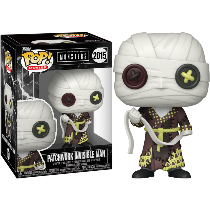 Funko Pop! Universal Monsters - Patchwork Invisible Man #2015 - Real Pop Mania