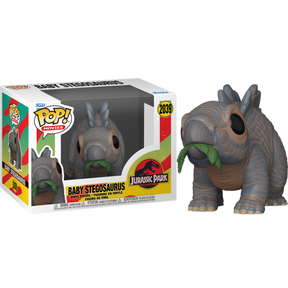 Funko Pop! Jurassic Park - Alpha Raptor, Baby Stegosaurus & Tiger Raptor - Bundle (Set of 3) - Real Pop Mania