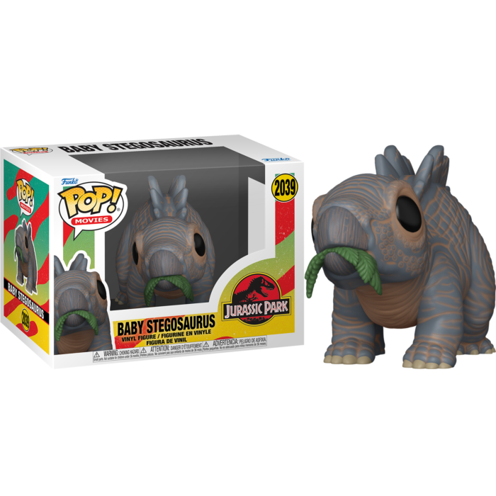 Funko Pop! Jurassic Park - Alpha Raptor, Baby Stegosaurus & Tiger Raptor - Bundle (Set of 3) - Real Pop Mania