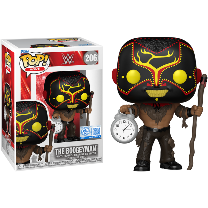 Funko Pop! WWE - The Boogeyman #206 (+ Box of 3 Mystery Exclusive) - Real Pop Mania