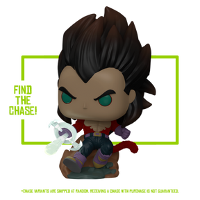 Funko Pop! Dragon Ball: GT - Super Saiyan 4 Vegeta (Flocked) #2078 - Chase Chance