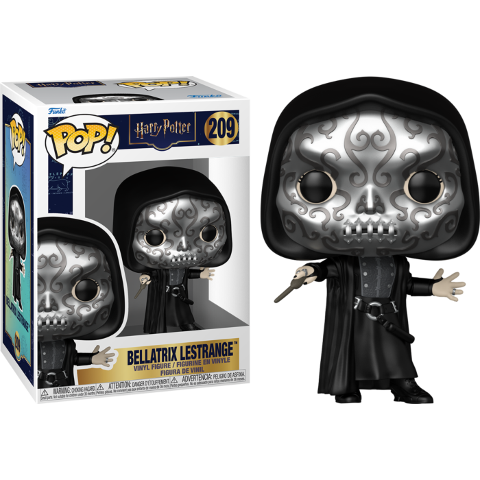 Funko Pop! Harry Potter - Death Eater, Lucius Malfoy & Bellatrix Lestrange - Bundle (Set of 3)