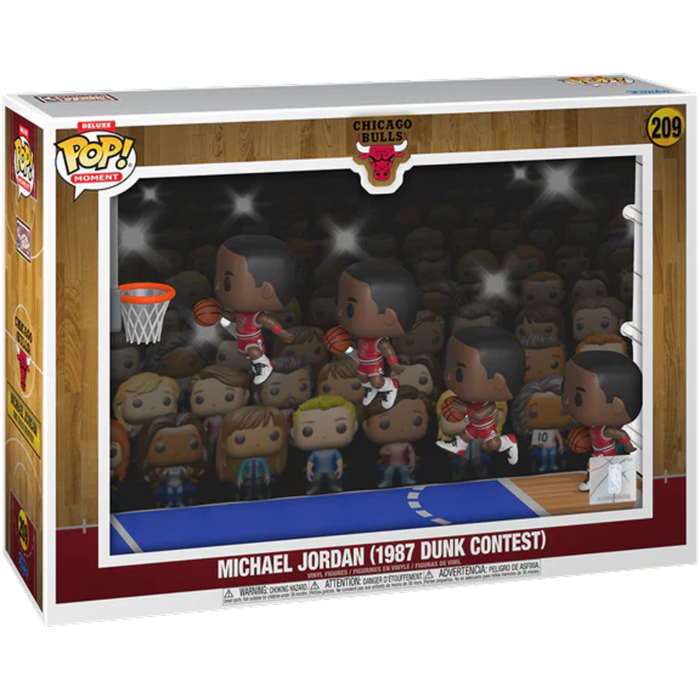 Funko Pop! Moment - NBA Basketball - Michael Jordan (1987 Dunk Contest) Deluxe #209