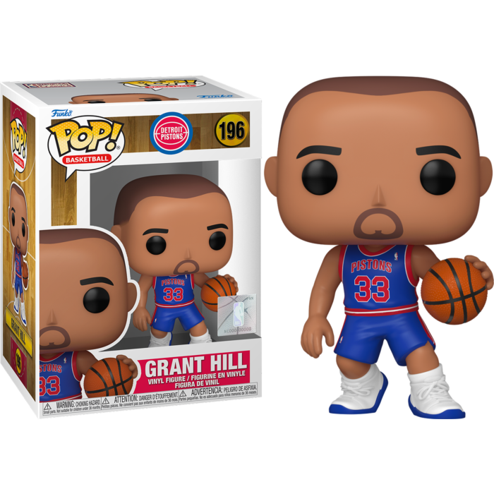 Funko Pop! NBA Basketball: Rookie Season - Grant Hill Detroit Piston #196