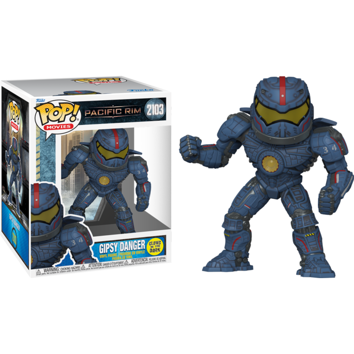 Funko Pop! Pacific Rim - Gipsy Danger Glow in the Dark Super Sized 6"  #2103