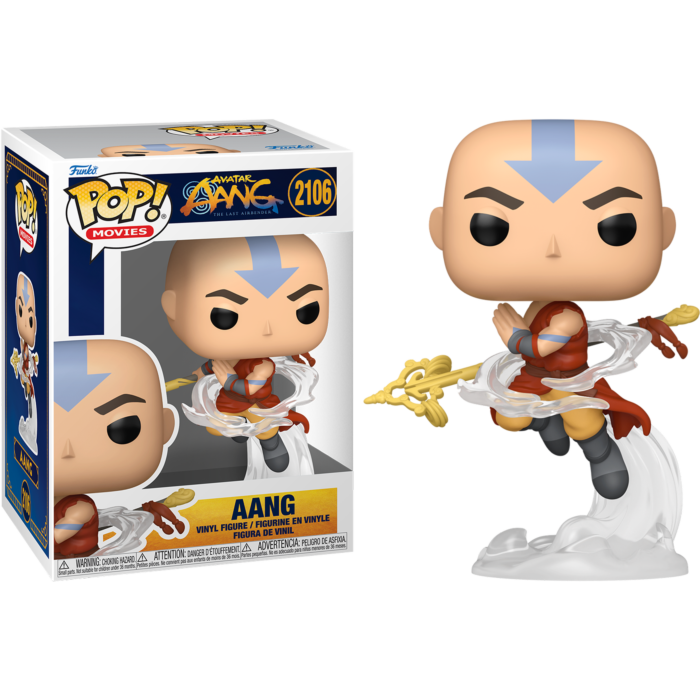 Funko Pop! Avatar Aang: The Last Airbender - Aang, Zuko, Katara, Toph, Tagah & Sokka - Bundle (Set of 6)