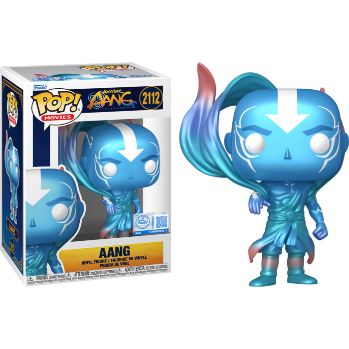 Funko Pop! Avatar Aang: The Last Airbender - Aang (Avatar State) #2112 (+ Box of 3 Mystery Exclusive)