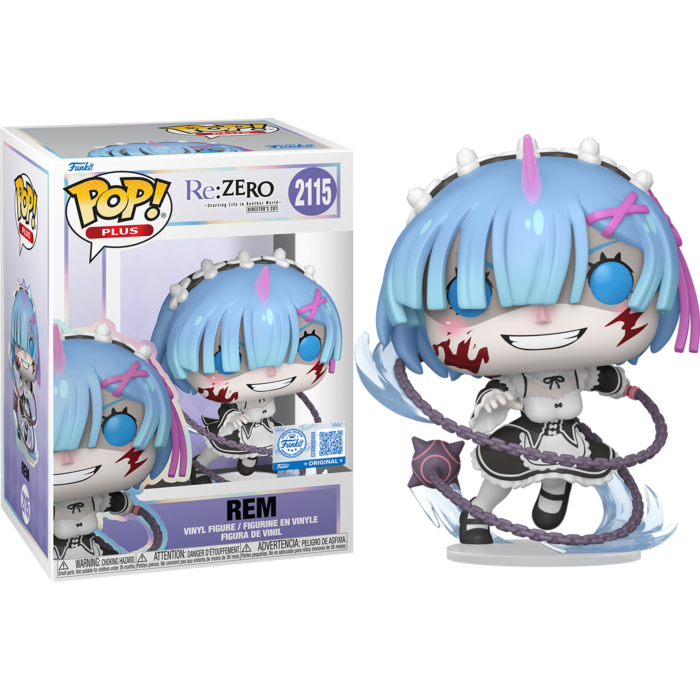 Funko Pop! Plus - Re:ZERO - Rem with Morningstar Mystery Box #2115 (+ Box of 3 Mystery Exclusive)