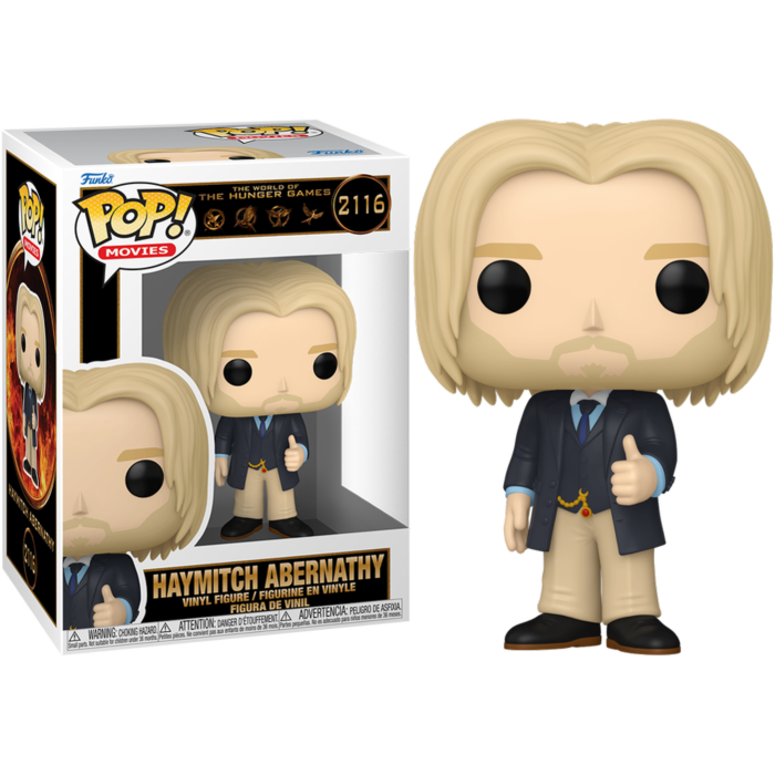 Funko Pop! The Hunger Games: Catching Fire - Haymitch, Katniss Everdeen & Katniss in Wedding Dress - Bundle (Set of 3)
